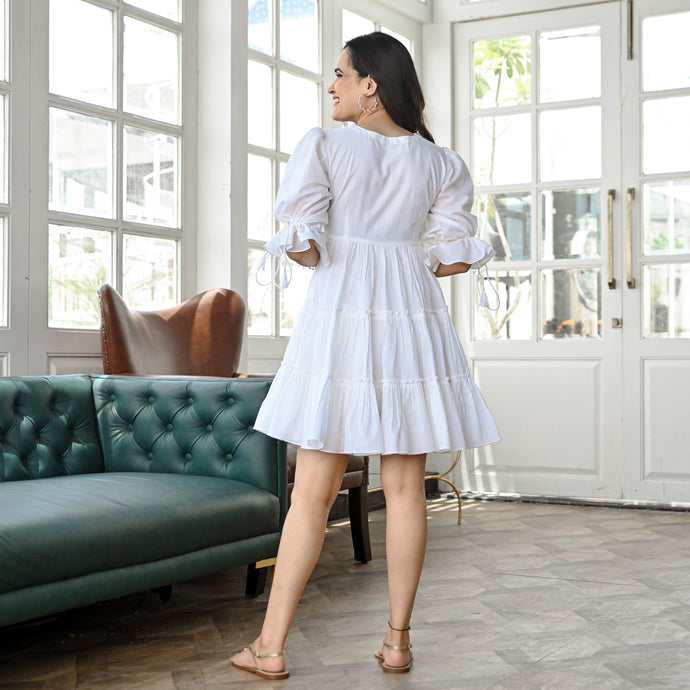 Snow Short Tier Dress